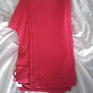 Business attire - pants burgundy (not bright red)